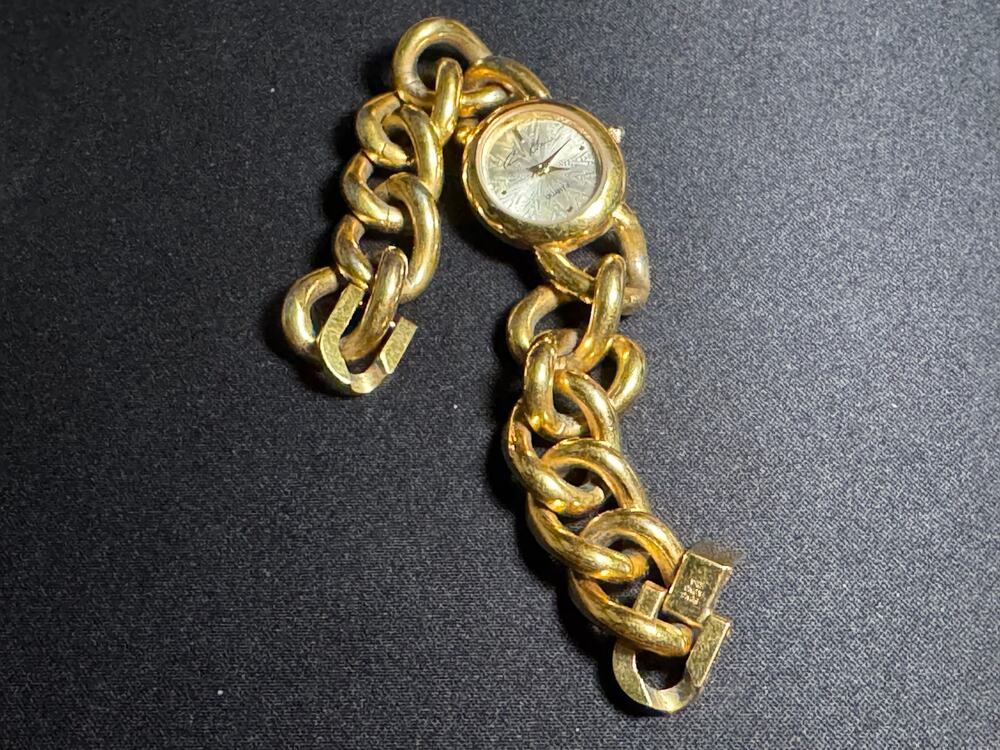 Vintage Heavy Chain Band Anne Klein Watch (parts or repair)